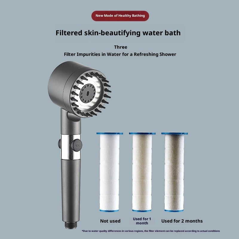 Handheld Shower Head with Multiple Spray Modes