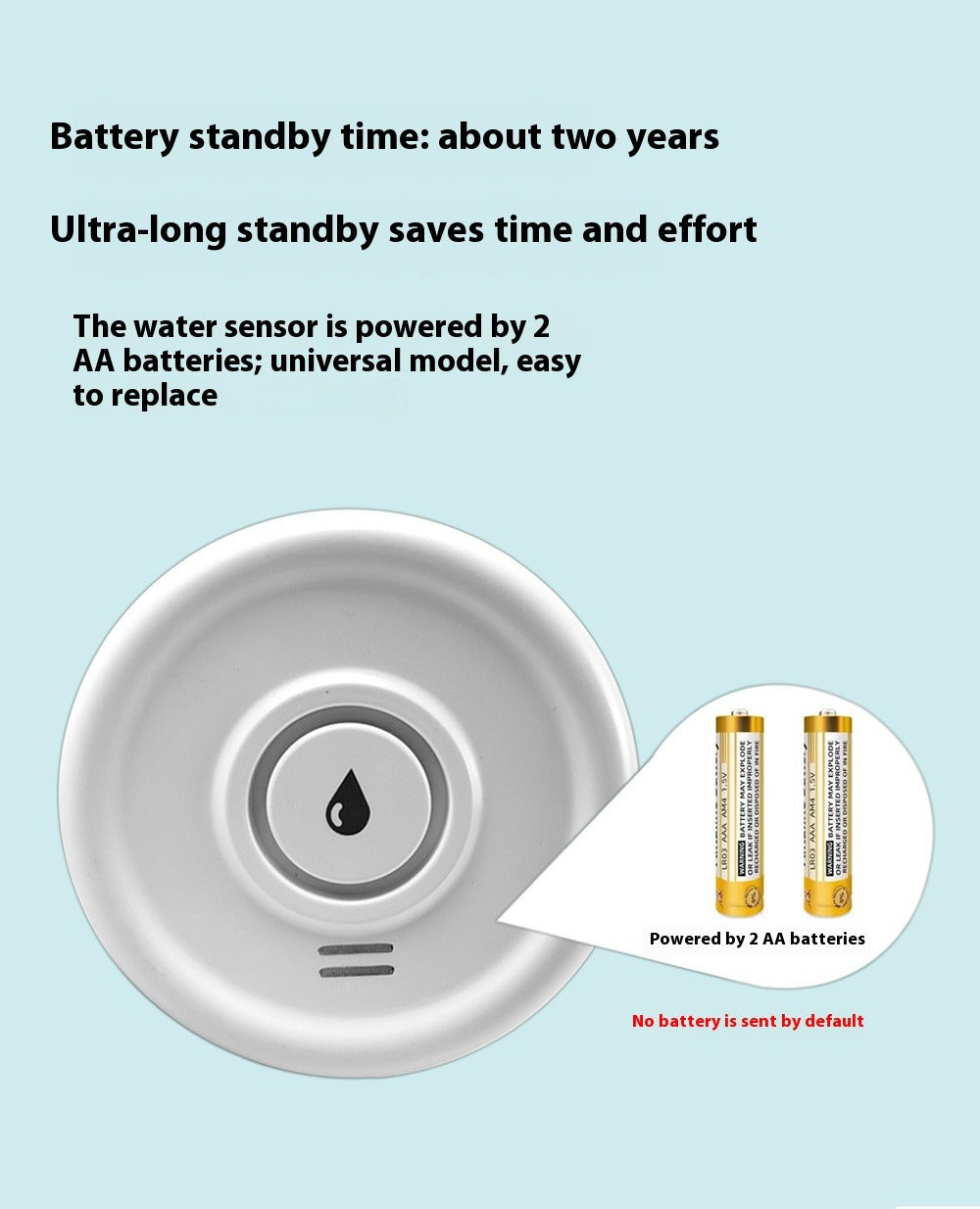 Home Water Damage Alert System - Early warning before small leaks become costly damage