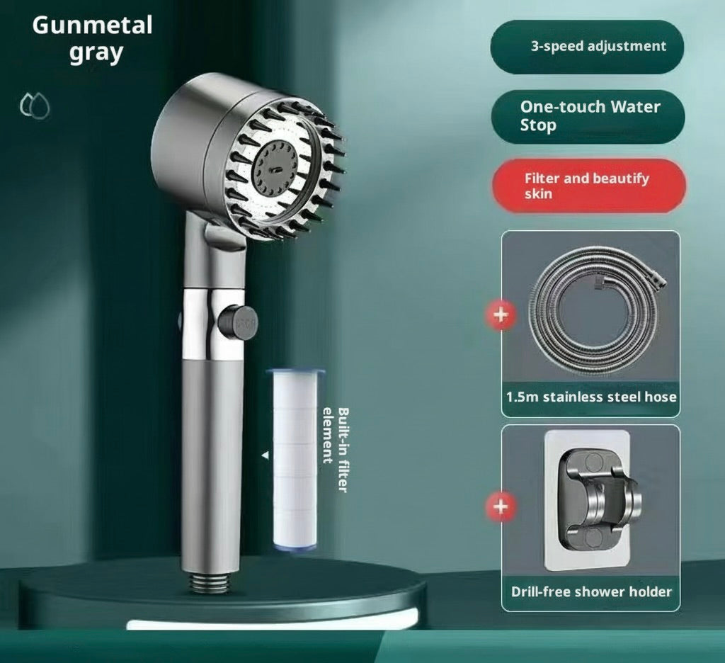 Handheld Shower Head with Multiple Spray Modes